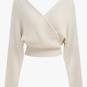 Cider Cream V-Neck Sweater